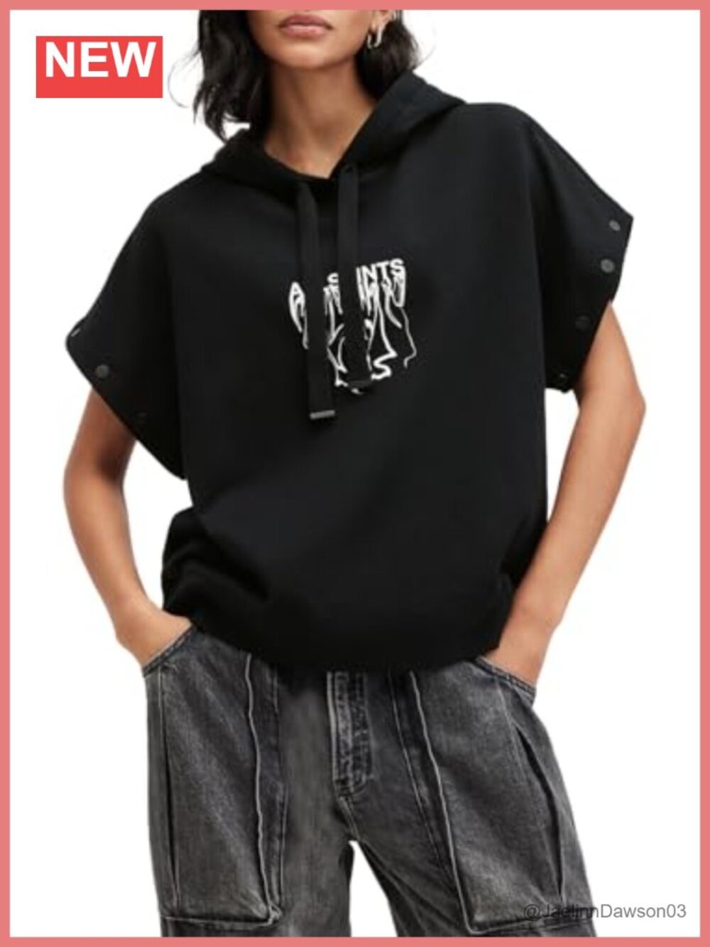 Relaxed Fit Cotton Hoodie with Kangaroo Pocket Long Sleeve Pullover